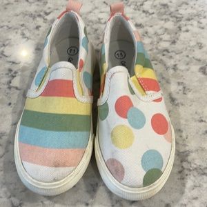 Cat and jack slip on sneakers size 11 girls